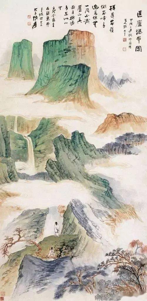 张大千画云海,摄人心魄